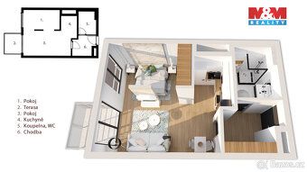 Nabízíme postoupení družstevního bytu 1(2)+kk o rozloze 42 m