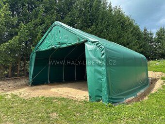 Prodám novou plachtovou halu o rozměru 6.1 x 6.1 x 3.66 m, 3
