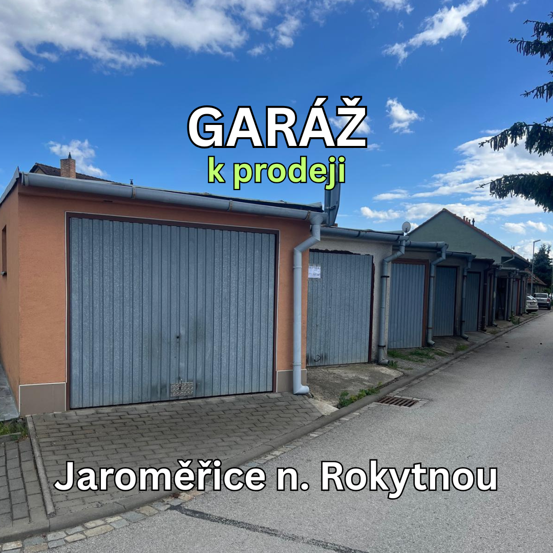 Prodej zděné garáže v Jaroměřicích nad Rokytnou, ulice Družs