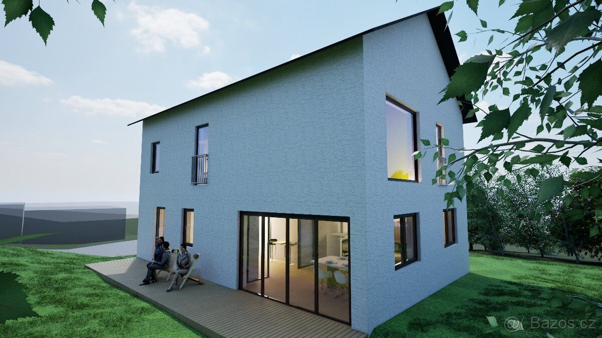 Jsem projektantka, prodám pozemek 553 m2 za 1200Kč/m2 s návr