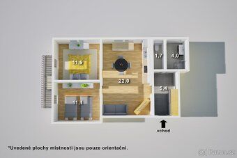 Ev.č. 00006 Krkonoše jsou za rohem a město máte doslova pod 