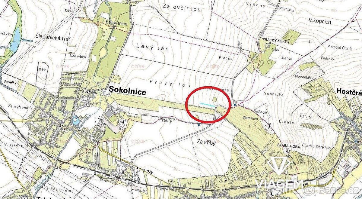 Nabízíme Vám ke koupi pozemek v katastrálním území Sokolnice