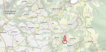 Prodám pozemky v katastrálním území Dobřany v Orlických horá