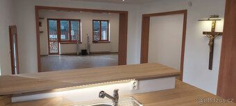 In the upper apartment 4+KK 180 m² + terrace 40 m² + balcony. Downstairs apartment 3+KK