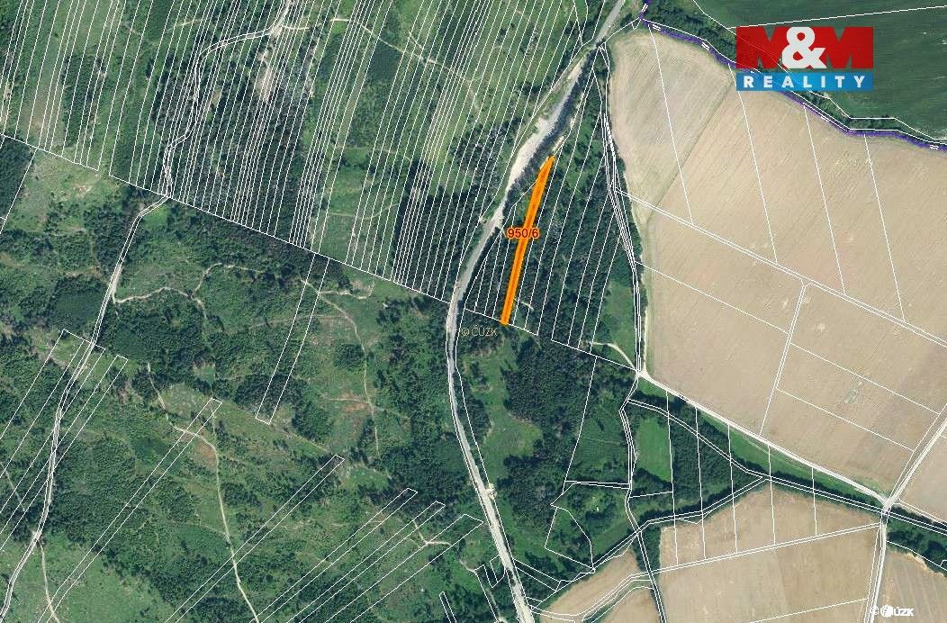 Prodej pozemků o výměře 5346 m2 v katastru obce Nová Hradečn
