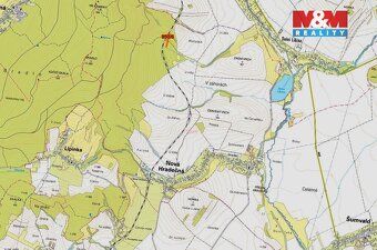 Prodej pozemků o výměře 5346 m2 v katastru obce Nová Hradečn