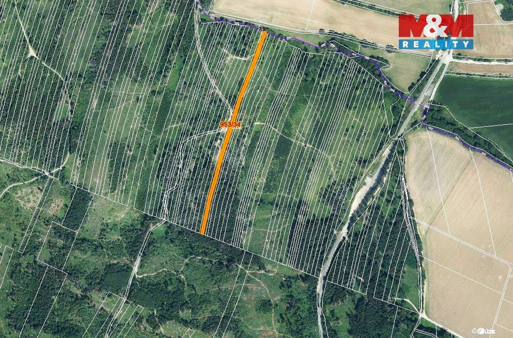 Prodej pozemků o výměře 5346 m2 v katastru obce Nová Hradečn