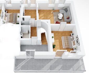 Nabízím k pronájmu krásný, velký byt 3+1 v Červeném Kostelci