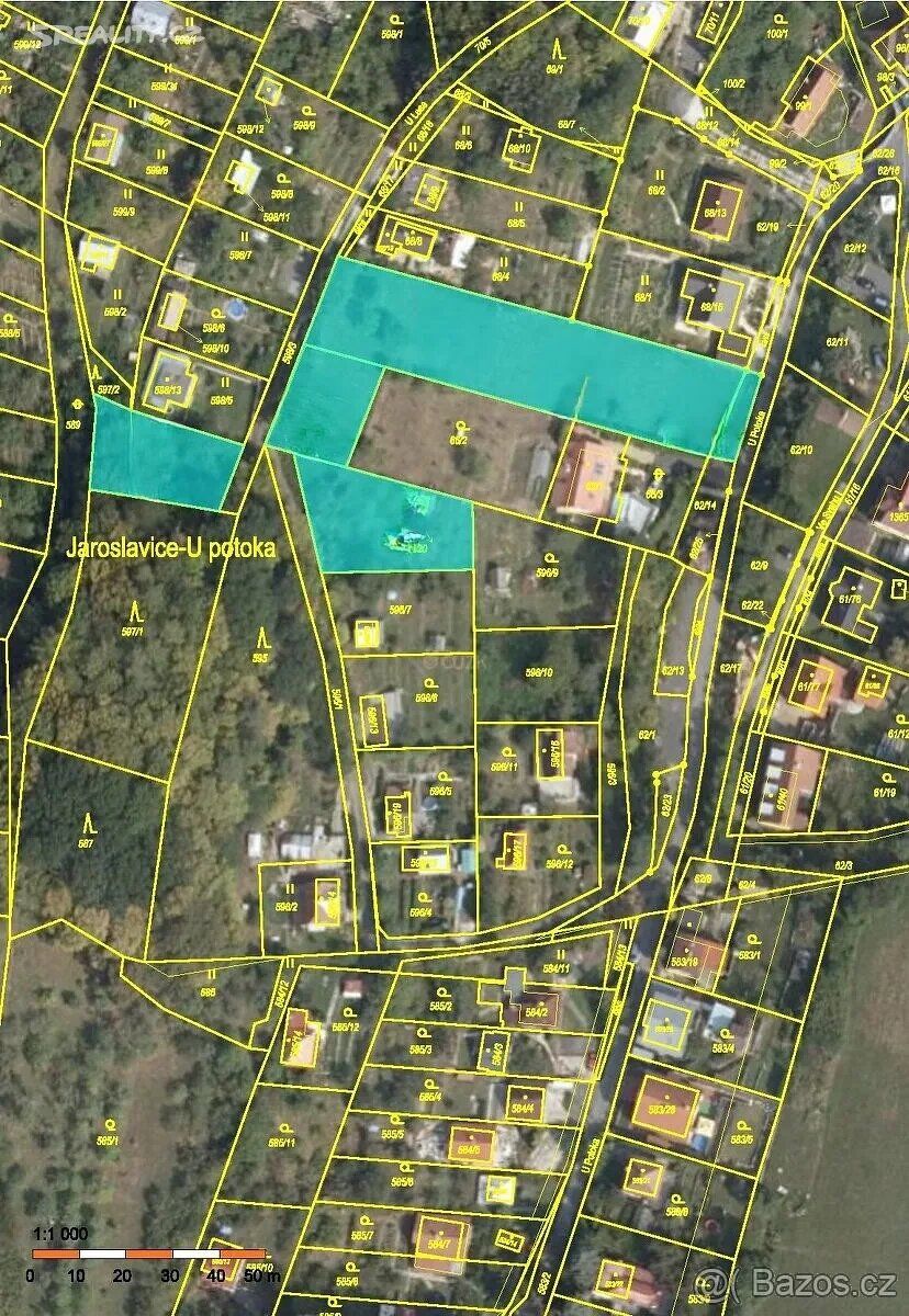 Nabízíme k prodeji rozlehlý stavební pozemek o výměře 3027 m