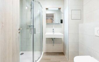 Pronájem nového loftového bytu 2+kk, 37,3 m², DUO Hlubočepy,