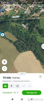 Prodám Neviuzty pozemek.vedeny jako zahrada.drive ovocný sat