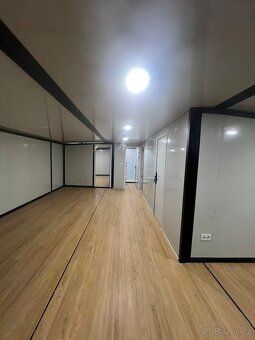 Mobilní rozkládací kontejner 72 m² / 3 pokoje s kuchyňským k
