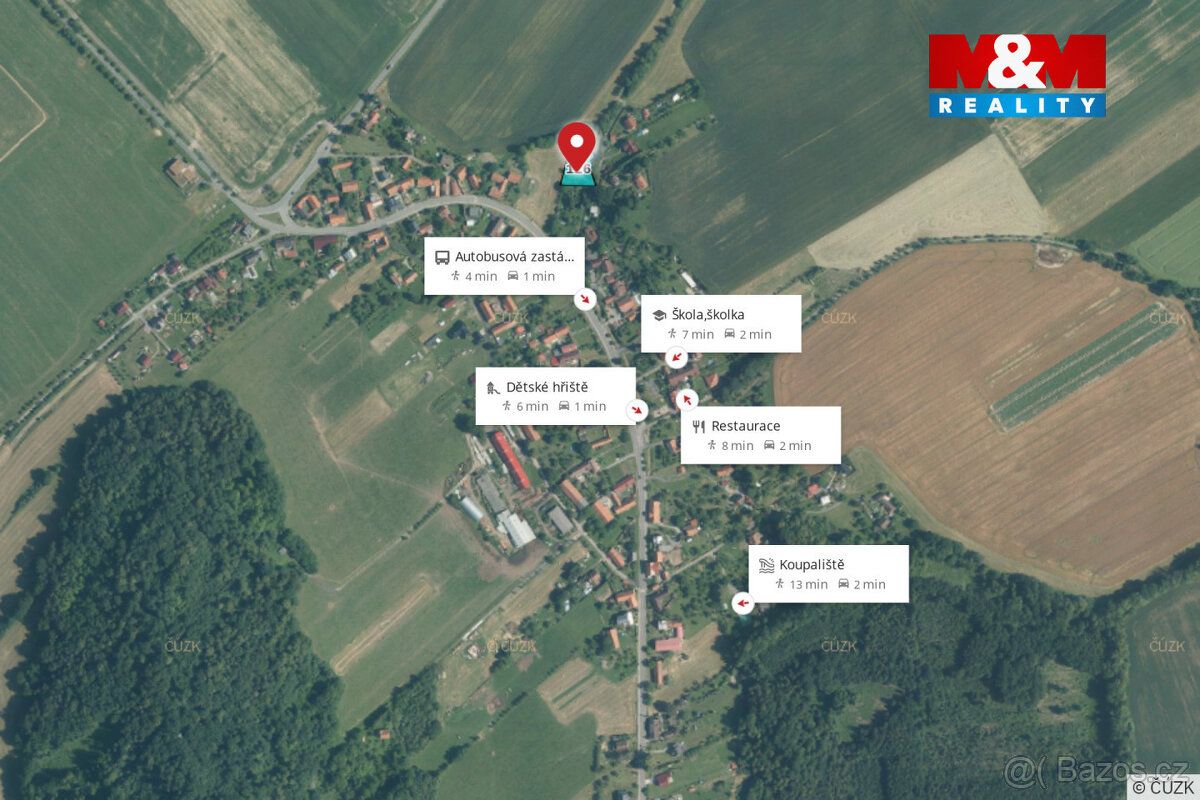 Nabízíme k prodeji pozemek k bydlení o rozloze 1422 m² nachá