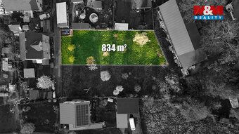 Nabízíme k prodeji pozemek o rozloze 834 m² určený pro výsta