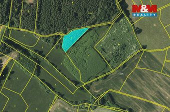 Prodej pozemku o výměře 1468 m2 v katastru obce Miletice u D