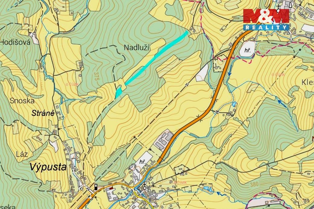 Prodej pozemků o výměře 13453 m2 v katastru obce Lutonina. J