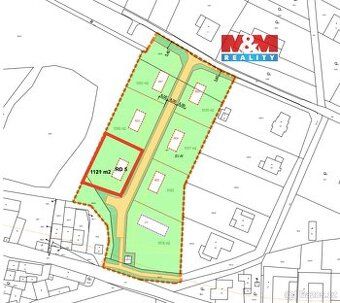 Prodej pozemku k bydlení 2 800m² celkem 3 158 m² v katastrál