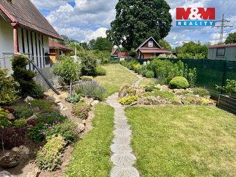 For sale detached wooden cottage in cadastral area of Louny.