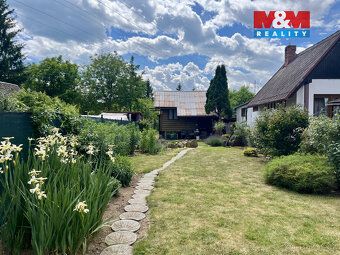 For sale detached wooden cottage in cadastral area of Louny.
