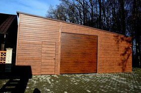 Prodám novou kvalitně provedenou plechovou halu 8x12m, boční