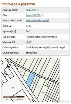 Prodám ½ podílu orné půdy s investičním potenciálem. Vysoká 