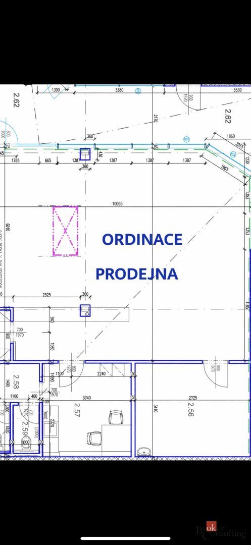Pronájem, komerční/ordinace, 113 m2, Cihelní 1872/48, 74801 