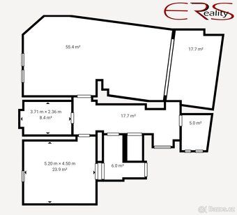 Ev.č. 00706 Pronájem 136 m² „architektonického dobrodružství