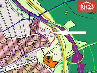 Ev.č. 02046 Prodej pozemku o velikosti 1 315 m² v Mariánskýc