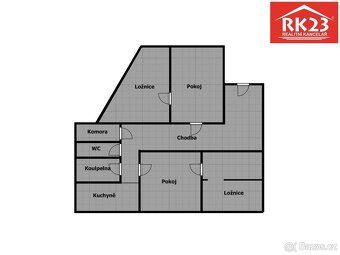 Ev.č. 02003 Prodej prostorného bytu 4+1 o velikosti 106 m2 v