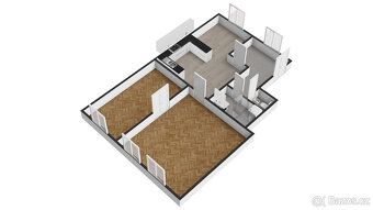 Pronájem bytu 3+kk, 90 m2, Praha 7 - Holešovice, ul. Dukelsk