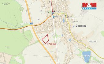 Nabízíme k prodeji komerční pozemek o rozloze 7766 m² v atra