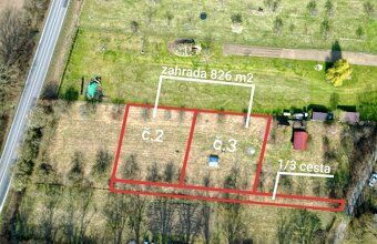 Nabízím k prodeji zahradu o výměře 826 m² v klidné zahrádkář