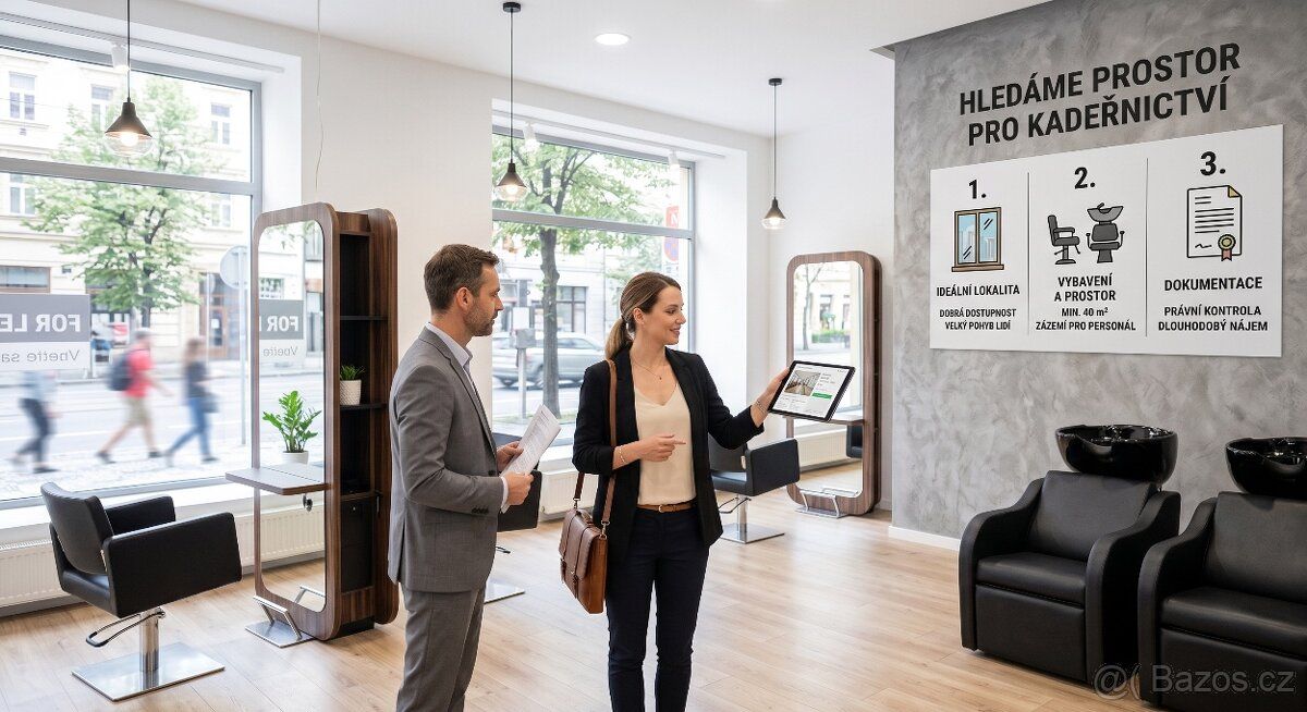Dobry den, jsem přímý investor a hledám kadeřnický salon v P