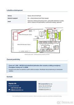 ODSTAVNÁ PLOCHA Průmyslový areál Valcha, Plzeň – D5 exit 800