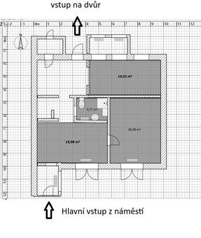 Rodinný dům 2+1 s komerčním potenciálem a stavebním pozemkem