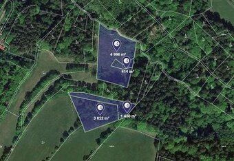 Nabízím lesní pozemek o rozloze téměř 2 000 m² s krásným výh