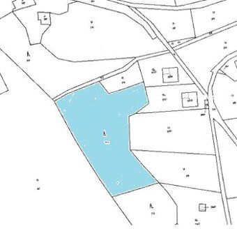 Nabízím lesní pozemek o rozloze téměř 2 000 m² s krásným výh