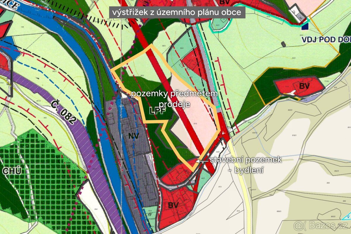 V katastrálním území Březiny u Děčína (okres Děčín) nabízím 