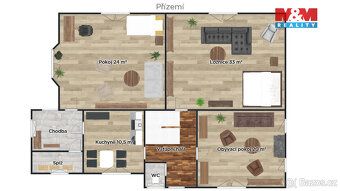 Prodej unikátní patrové vily 6+1 o užitné ploše 230 m² ve St