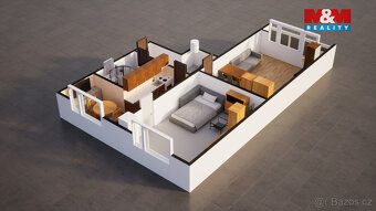 Nabízíme k prodeji byt 2+1 o výměře 62 m² v osobním vlastnic