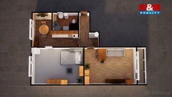 Nabízíme k prodeji byt 2+1 o výměře 62 m² v osobním vlastnic