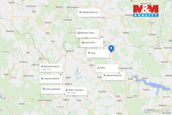 Nemovitost se nachází v oblíbené rekreační oblasti nedaleko 