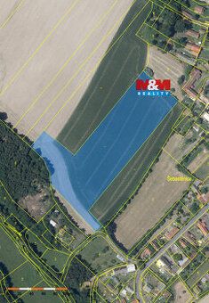 Prodej souvislého celku orné půdy – 88 042 m²
Katastrální úz
