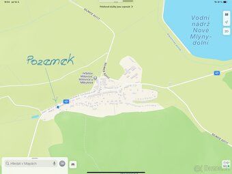 Na prodej stavební pozemek 760 m² v Milovicích u Mikulova – 