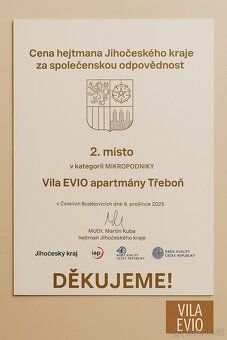 LAST MINUTE – VILA EVIO TŘEBOŇ | 27. 6. – 4. 7. 2026 | 2–11 