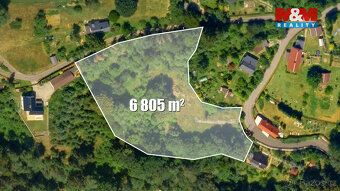 Nabízíme k prodeji soubor pozemků o celkové výměře 6.805 m² 