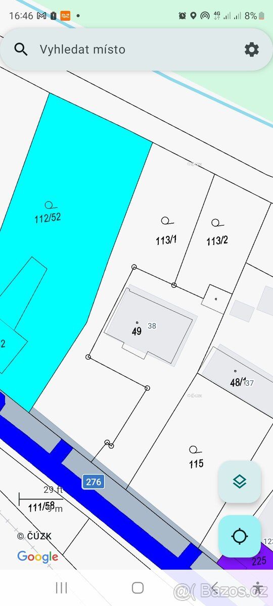 Nabízím k prodeji jedinečný stavební pozemek o výměře 800 m²