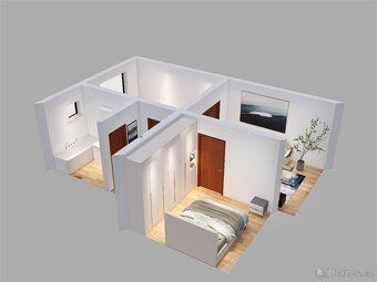 Pronájem bytu 2+1 55 m2. Byt je kompletně vybavený. Součástí
