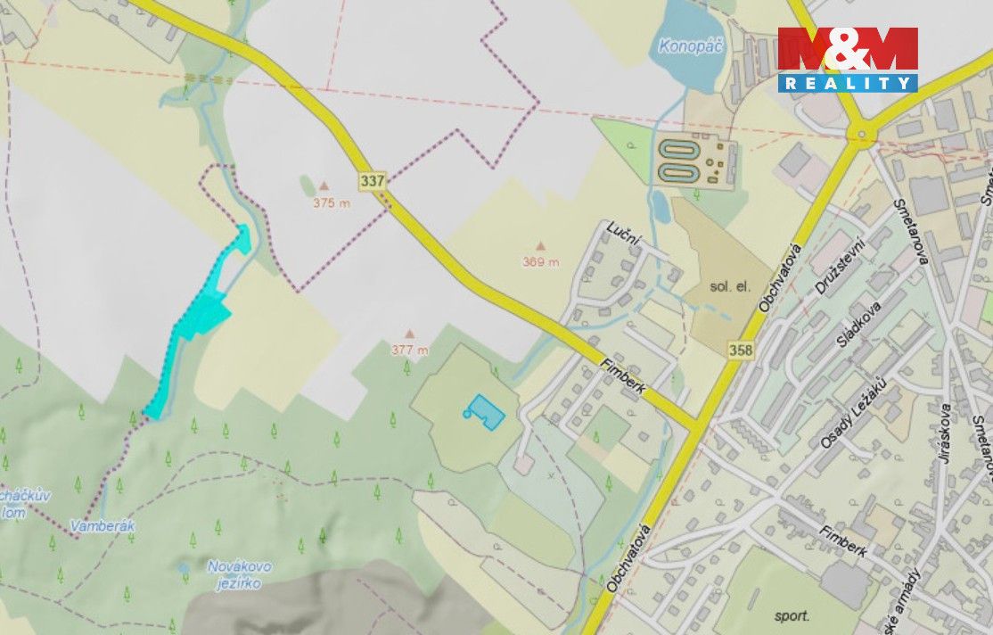 Nabízíme k prodeji pozemky o celkové výměře 4884 m² v katast