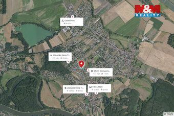 Nabízíme k prodeji pěkný pozemek v obci Tišice -Chrást o roz